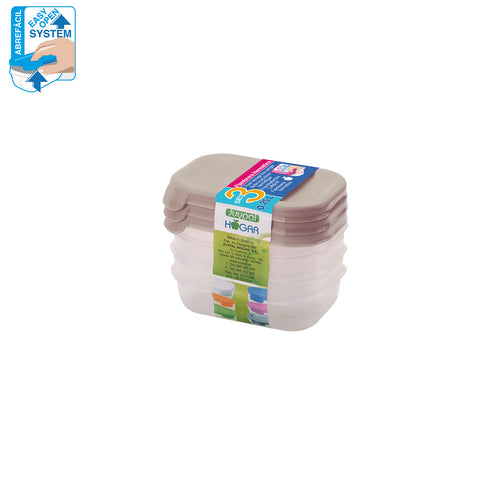 TaperHogar Rectangular Set 3/4 0,25 L Abrefácil