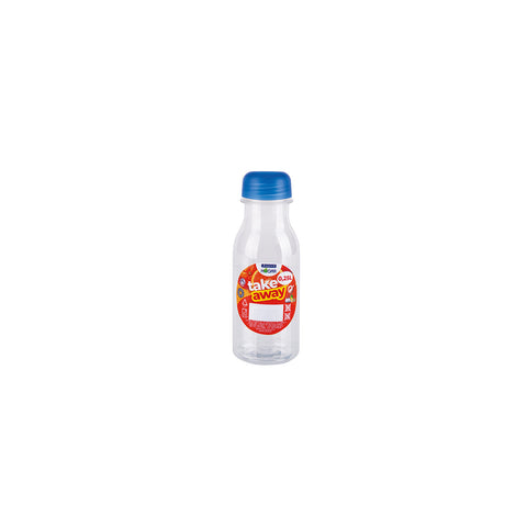 Botella PET Zumo/Agua de 0,25L + Tapón
