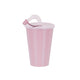 Vaso + tapa con caña 0,45L - Soft Colors - Juypal Hogar | Tienda de productos de menaje para el hogar
