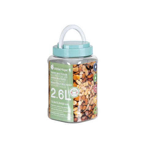 Tarro Cuadrado Hermético Premium 2,6L