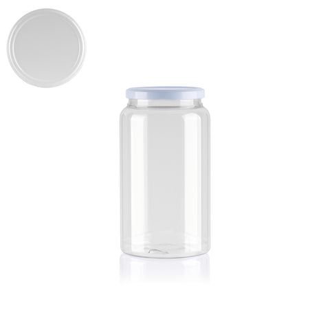 Tarro hermetico redondo + Tapa Metalica 1,60 L