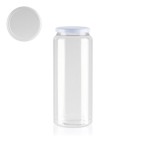 Tarro hermetico redondo + Tapa Metalica 2,20 L