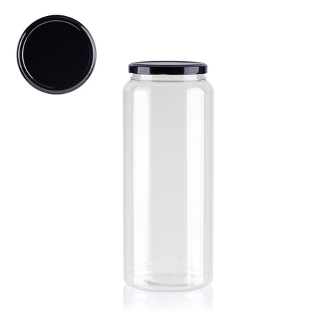 Tarro hermetico redondo + Tapa Metalica 2,20 L