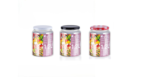 Tarro Hermético + Tapa Metálica 1,20 L